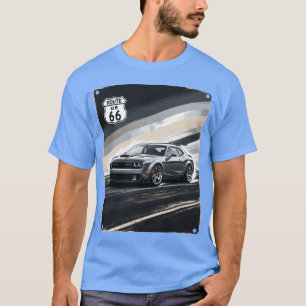 Camiseta Ruta del muscle car americano hellcat