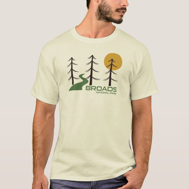 Camiseta Ruta del Parque Nacional Broads (Anverso)