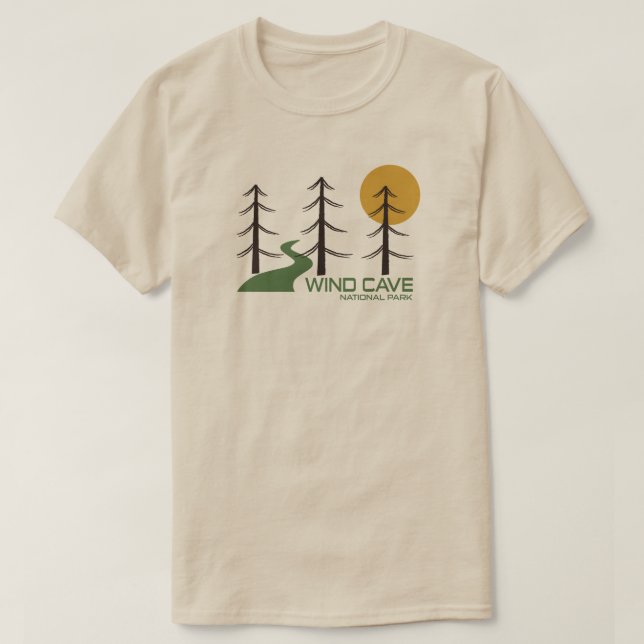 Camiseta Ruta del Parque Nacional de la Cueva del Viento (Diseño del anverso)