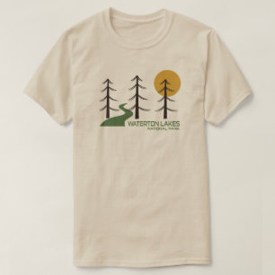Camiseta Ruta del Parque Nacional de los Lagos de Waterton