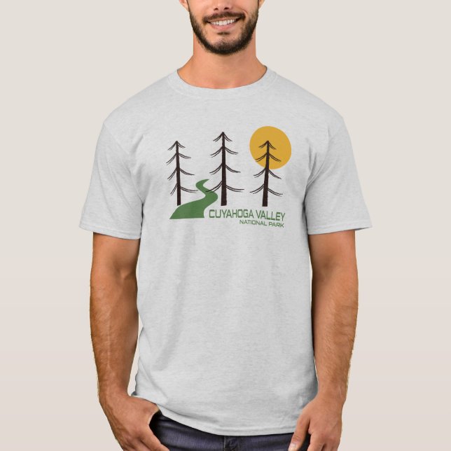 Camiseta Ruta del Parque Nacional del Valle de Cuyahoga (Anverso)