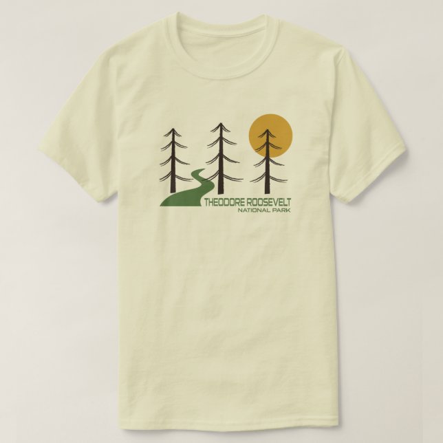 Camiseta Ruta del Parque Nacional Theodore Roosevelt (Diseño del anverso)