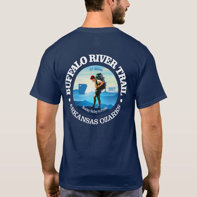 Camiseta Ruta del río Búfalo (C) (Reverso)