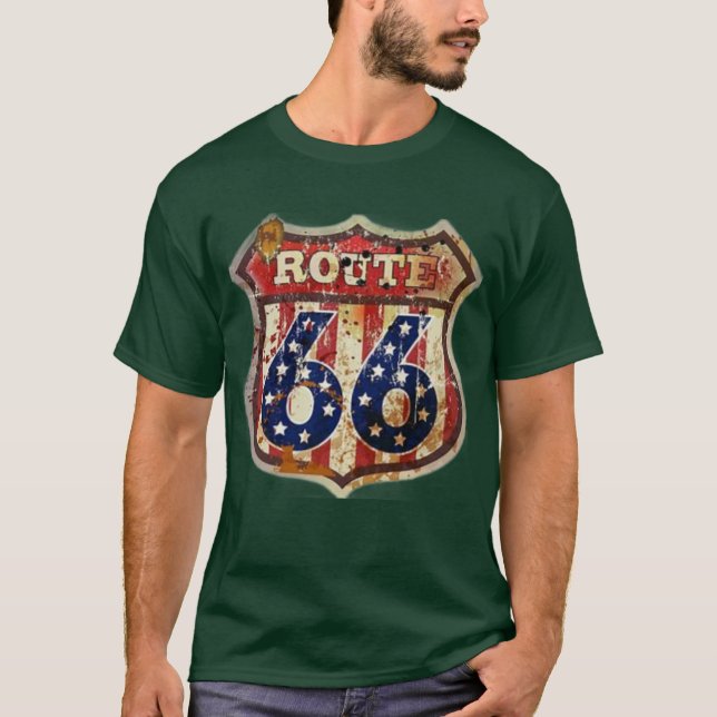 Camiseta Ruta del Tiempo 66 (Anverso)