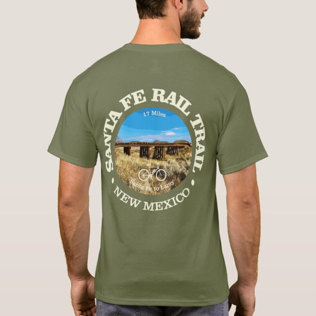 Camiseta Ruta del tren Santa Fe (ciclismo c) (Reverso)