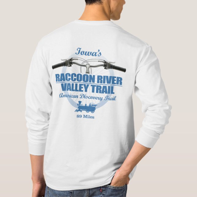 Camiseta Ruta del Valle del Río Raccoon (H2) (Reverso)