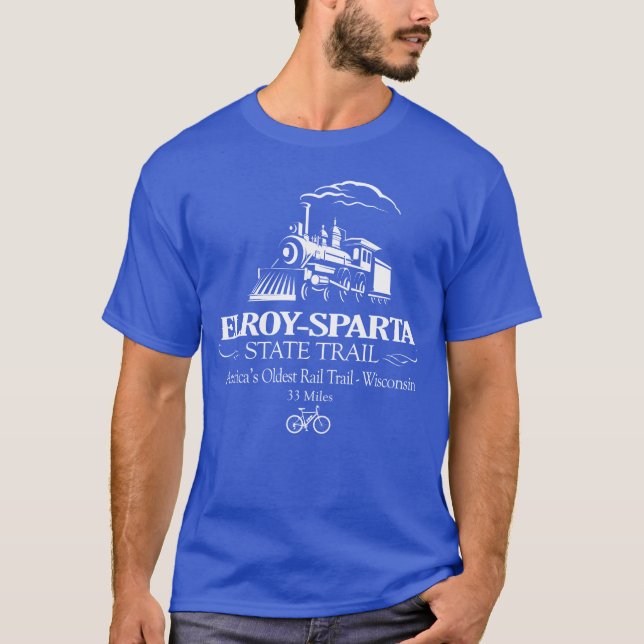 Camiseta Ruta Estatal de Elroy-Sparta (RT) (Anverso)