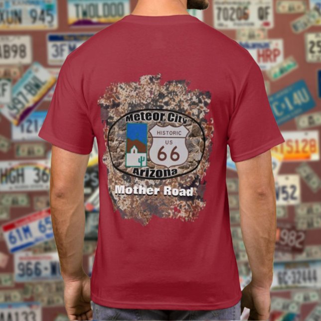 Camiseta Ruta Histórica 66 ~ Ciudad de Meteor, Arizona (Subido por el creador)
