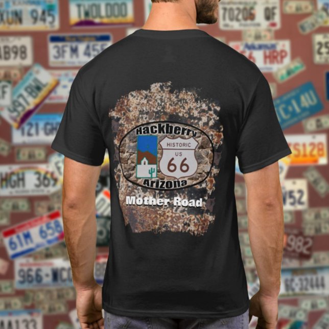 Camiseta Ruta histórica 66 ~ Hackberry, Arizona (Subido por el creador)