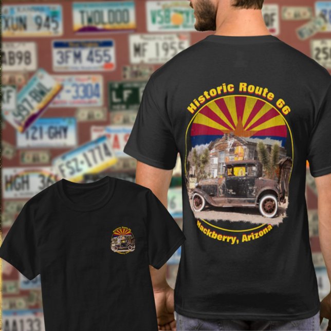 Camiseta Ruta Histórica 66 Hackberry, Arizona al revés (Subido por el creador)