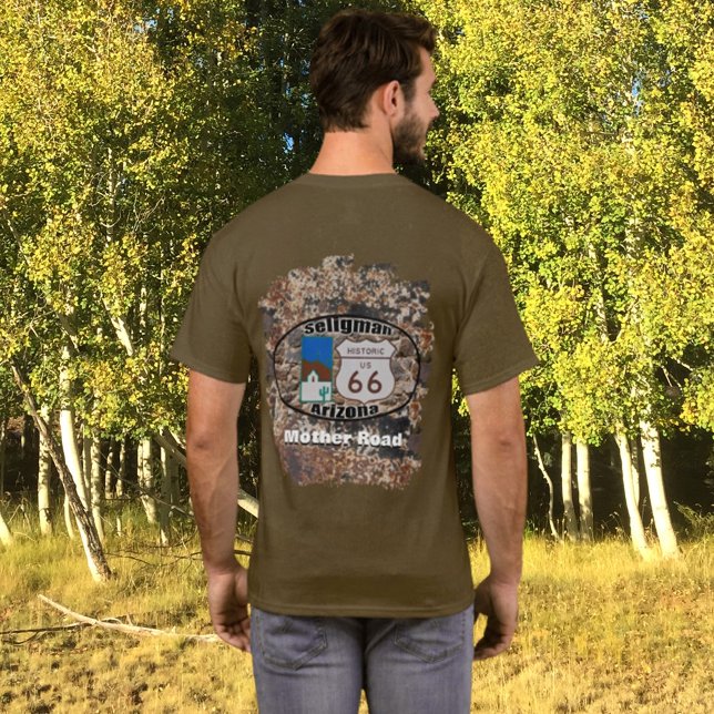 Camiseta Ruta histórica 66 ~ Seligman, Arizona (Subido por el creador)