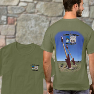 Camiseta Ruta histórica 66 ~ Twin Arrows, Arizona