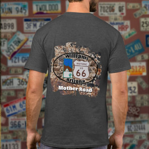 Camiseta Ruta histórica 66 ~ Williams, Arizona
