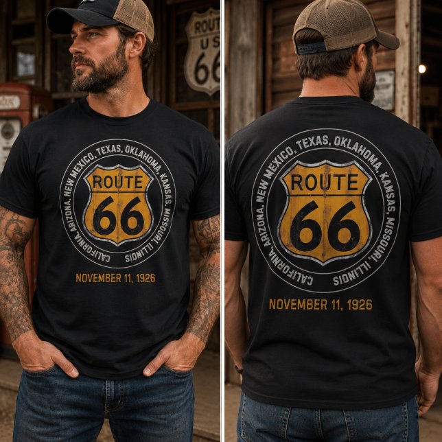 Camiseta Ruta Retro 66 (Subido por el creador)