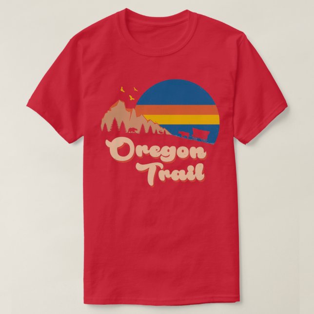 Camiseta Ruta Retro Oregon (Diseño del anverso)