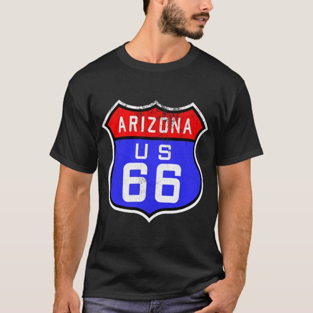 Camiseta Ruta Rustica de Arizona 66 (Anverso)