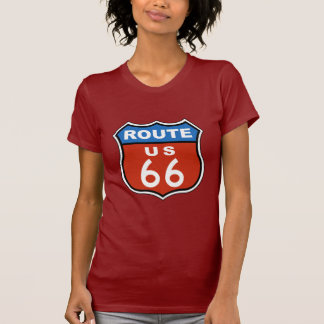 Camiseta Ruta US 66 Rótulo