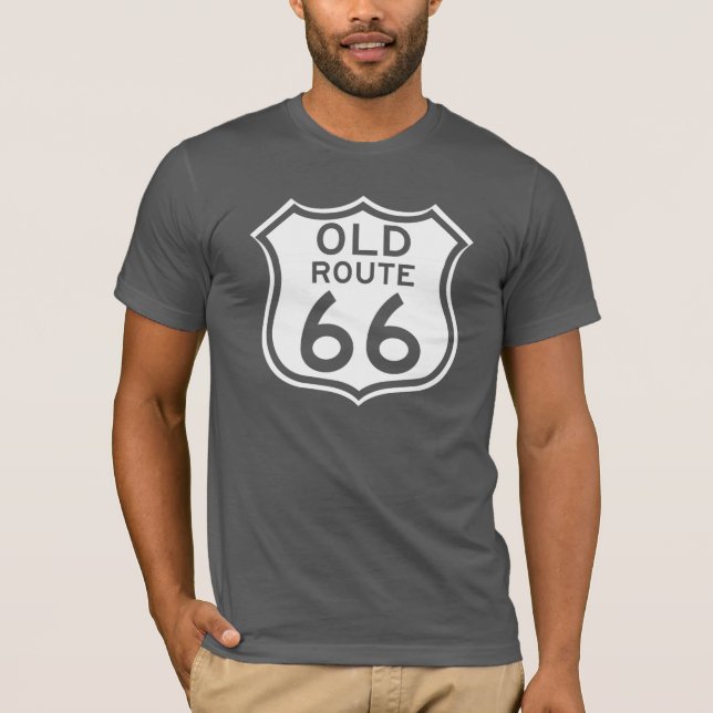 Camiseta Ruta vieja 66 (Anverso)