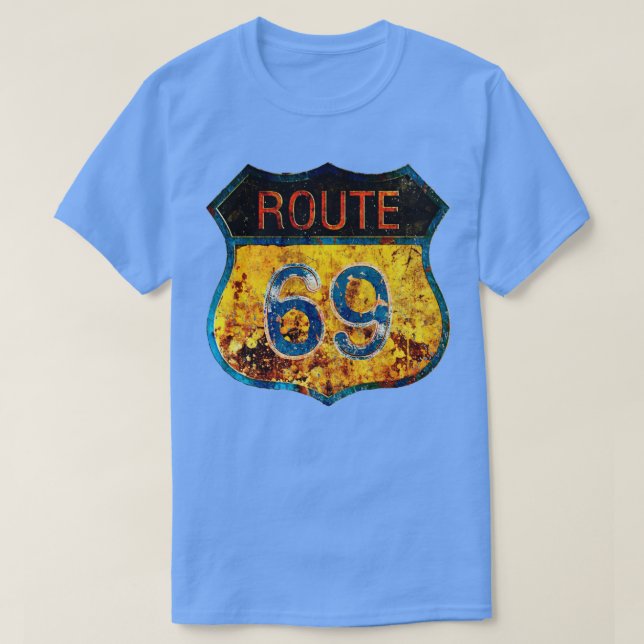Camiseta Rutas 69 (Diseño del anverso)