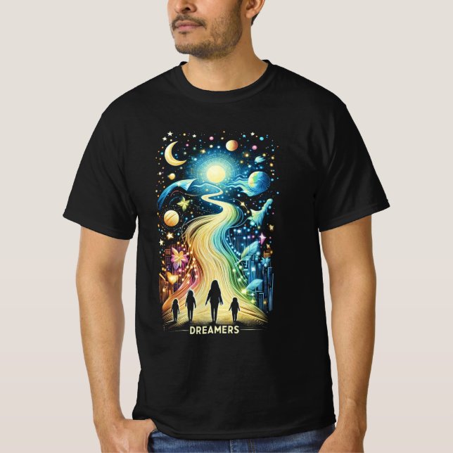 Camiseta Rutas luminosas de Dreamers (Anverso)