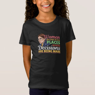 Camiseta Ruth Bader Ginsburg Abogada Feminista Jueza