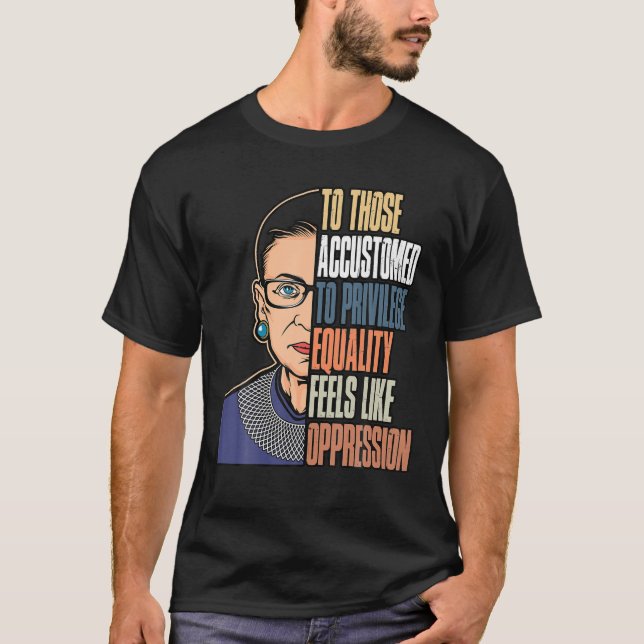 Camiseta Ruth Bader Ginsburg, célebre político ecualés de R (Anverso)