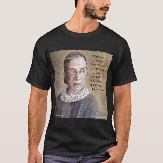 Camiseta Ruth Bader Ginsburg & Cita (Anverso)
