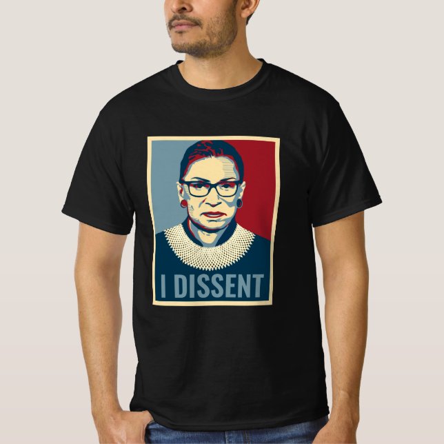 Camiseta Ruth Bader Ginsburg discrepo del pop-art (Anverso)