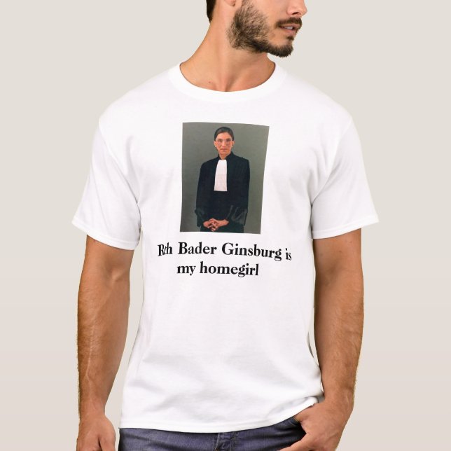 Camiseta Ruth Bader Ginsburg es mi homegirl (Anverso)