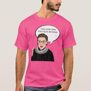 Camiseta Ruth Bader Ginsburg personalizó el mensaje