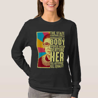 Camiseta Ruth Bader Ginsburg Pro Choice Mi Cuerpo Mi Elecci