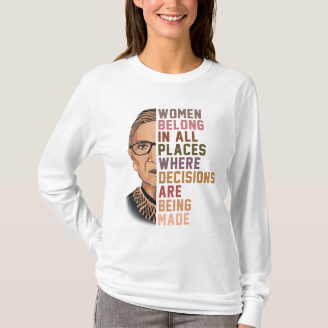Camiseta Ruth Bader Ginsburg RBG (Anverso)
