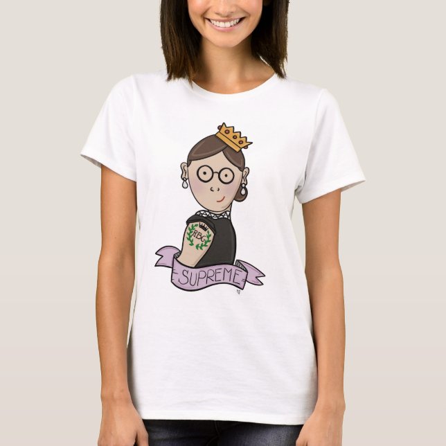 Camiseta Ruth Bader Ginsburg, RBG notorio (Anverso)