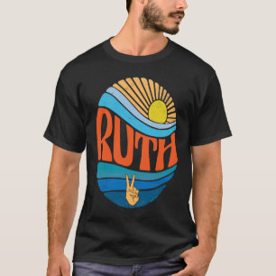 Camiseta Ruth Vintage Sunset Ruth Groovy Tie Dye