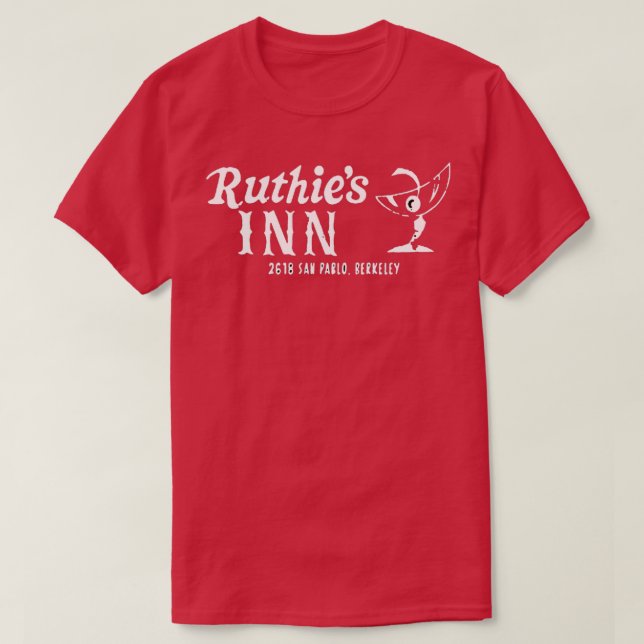 CAMISETA RUTHIES INN BERKELEY CALIFORNIA  (Diseño del anverso)