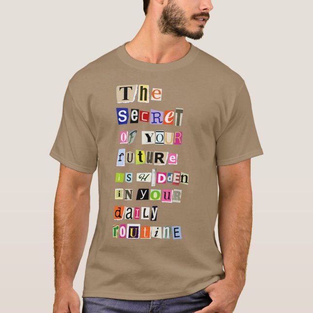 Camiseta Rutina diaria (Anverso)