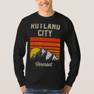 Camiseta Rutland City Vermont Retro Vintage City State Usa