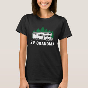 Camiseta Rv Abuela Camping Motorhome Camper Abuela