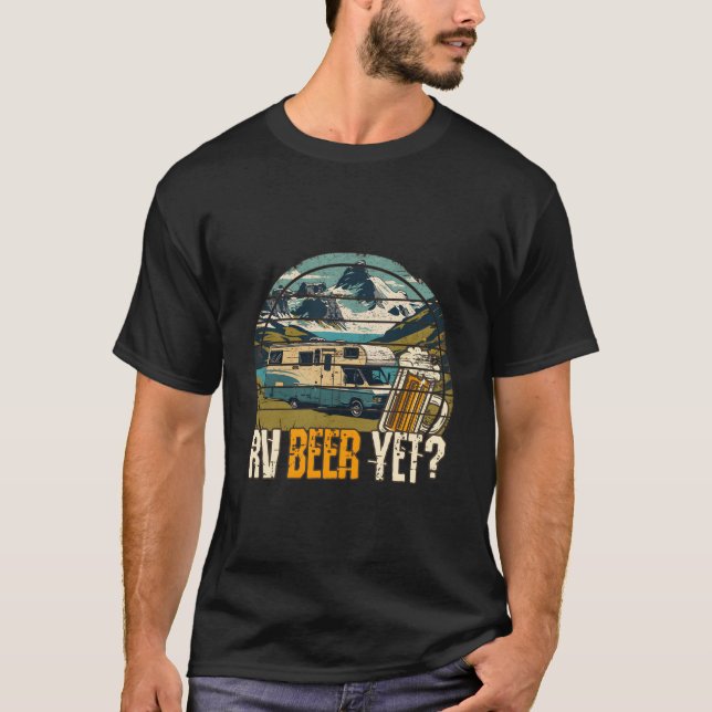 Camiseta Rv Beer Yet Camg Motorhome Roadtrip Travel Camper (Anverso)