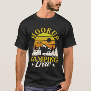 Camiseta RV Camper Hookup Camping Creadores Hombres Mujeres