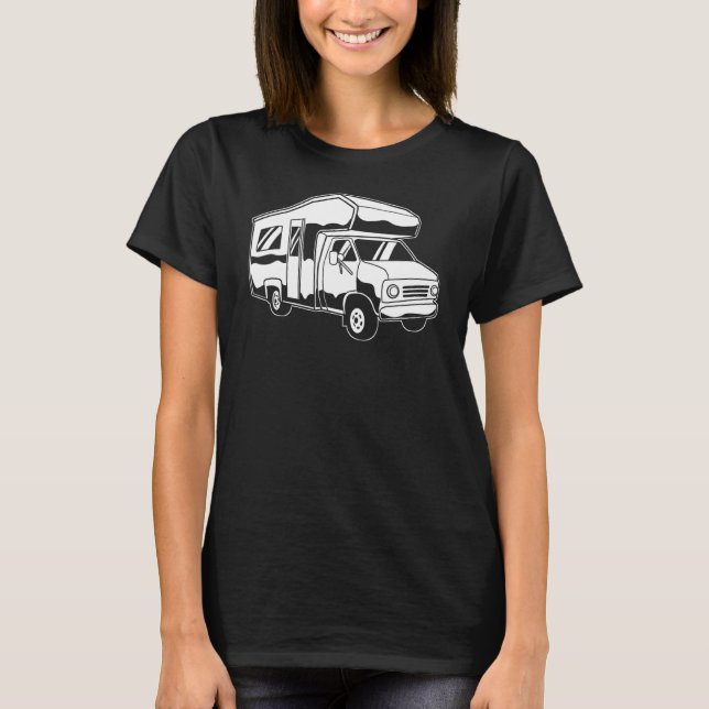 Camiseta Rv Camper Van - Camper Motorhome Motorhome Rv Camp (Anverso)