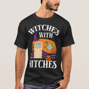 Camiseta Rv Camping Campista Halloween Brujas Con Enganches