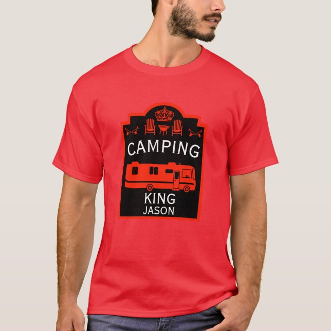 Camiseta RV Camping King USA (Anverso)