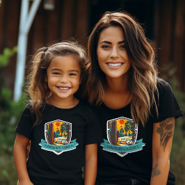 Camiseta Rv camping personalizado nombre de coincidencia de