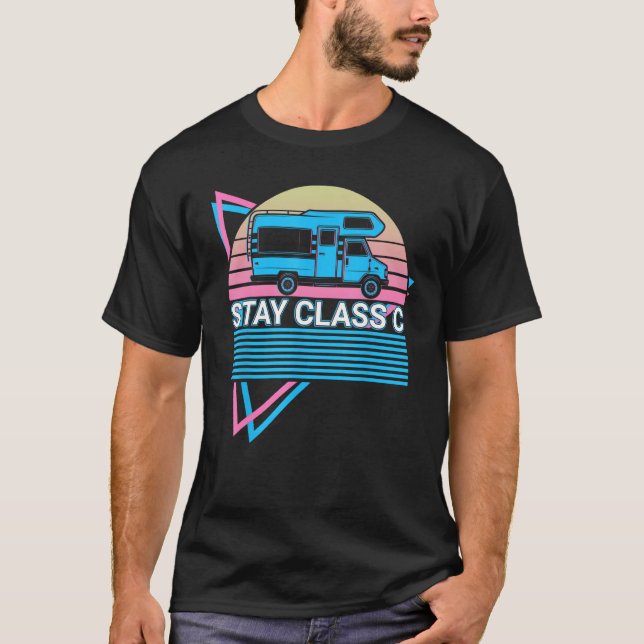 Camiseta RV Camping RV Camping Truck Camping Retro_18 (Anverso)
