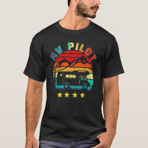 Camiseta Rv Co Piloto Camping Vintage Viajes Vaca