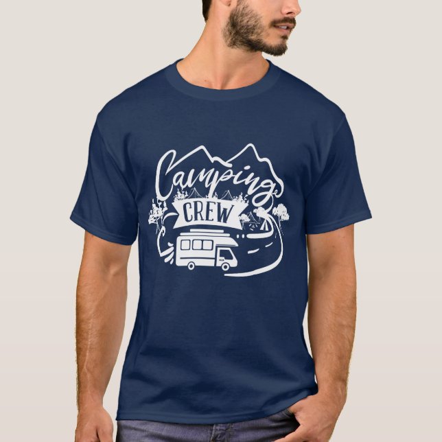 Camiseta RV de la tripulación de acampada (Anverso)