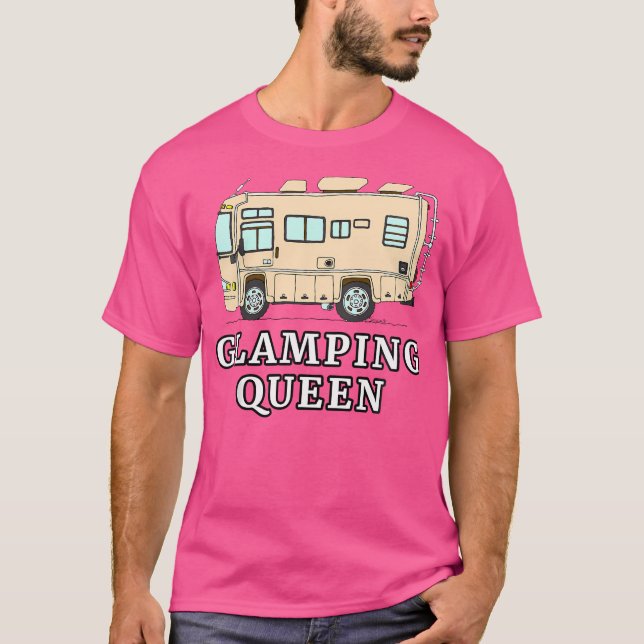 Camiseta Rv Motorhome Glamour Queen (Anverso)