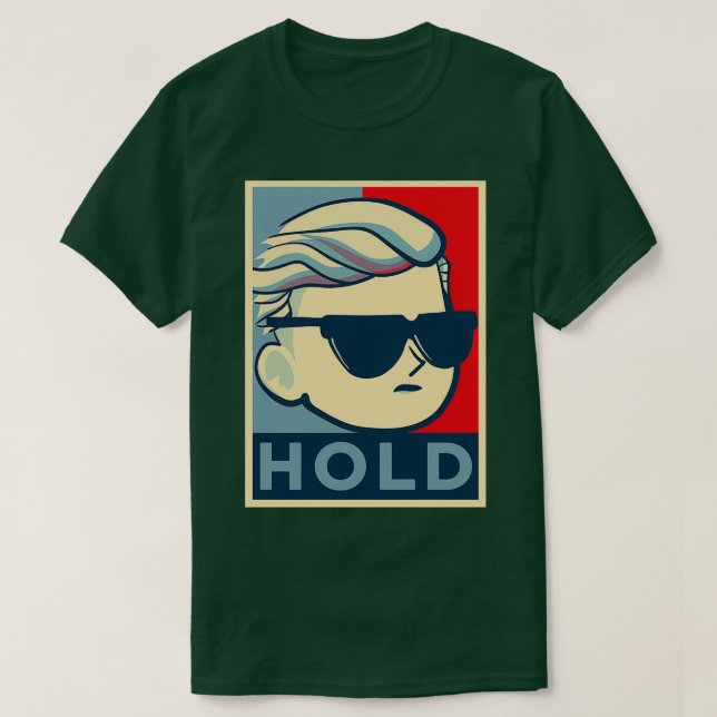 Camiseta rwallstreetbets HOLD (Diseño del anverso)
