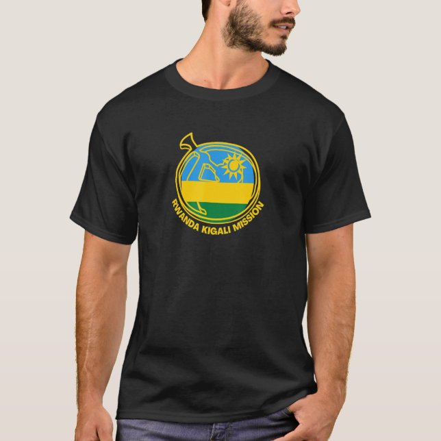 Camiseta Rwanda Kigali LDS Mission Proud Mormon Missionary (Anverso)